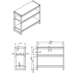 29.5" Sierah Low Bookcase - Linon Black/walnut 19 29.5" Sierah Low Bookcase - Linon Black/walnut -Bookshelves Sales Shop unnamed file 3998