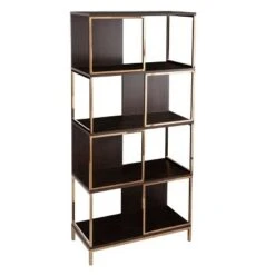 71.75" Sionwark Modern Etagere Brown/Champagne - Aiden Lane -Bookshelves Sales Shop unnamed file 4014