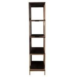 71.75" Sionwark Modern Etagere Brown/Champagne - Aiden Lane -Bookshelves Sales Shop unnamed file 4015