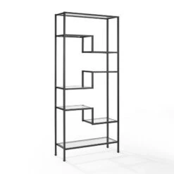 78" Sloane Etagere - Crosley Black -Bookshelves Sales Shop unnamed file 4069