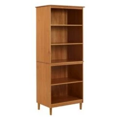 70" Murray High Rise Solid Wood Bookcase - Saracina Home White -Bookshelves Sales Shop unnamed file 4097