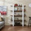 62.4" Talia 5 Shelf Bookcase Walnut/White - miBasics -Bookshelves Sales Shop unnamed file 4103