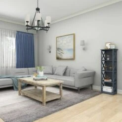 Contemporary 4 Tier Wooden Shelf - Olivia & May Gray 27 Contemporary 4 Tier Wooden Shelf - Olivia & May Gray -Bookshelves Sales Shop unnamed file 4131