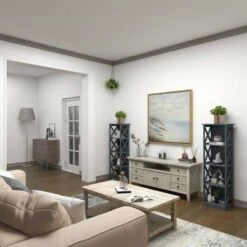 Contemporary 4 Tier Wooden Shelf - Olivia & May Gray 29 Contemporary 4 Tier Wooden Shelf - Olivia & May Gray -Bookshelves Sales Shop unnamed file 4133