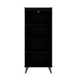 Hampton 4 Shelf Bookcase - Manhattan Comfort Black 22 Hampton 4 Shelf Bookcase - Manhattan Comfort Black -Bookshelves Sales Shop unnamed file 4172