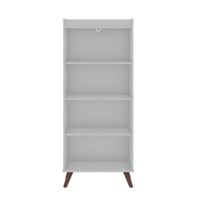 Hampton 4 Shelf Bookcase - Manhattan Comfort Black 14 Hampton 4 Shelf Bookcase - Manhattan Comfort Black - Image 12