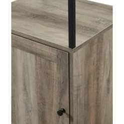 64" Paterson Industrial Farmhouse Storage Shelf with Cabinet - Saracina Home Rustic Oak 13 64" Paterson Industrial Farmhouse Storage Shelf with Cabinet - Saracina Home Rustic Oak -Bookshelves Sales Shop unnamed file 4195