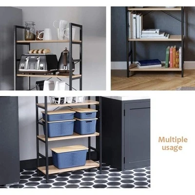 Bestier 5 Tier Adjustable Multifunctional Storage Display Bookcase 26 Inch 4 Bestier 5 Tier Adjustable Multifunctional Storage Display Bookcase 26 Inch - Image 2