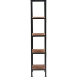 59.25" Overland Bookshelf Wood and Black Metal - Serta -Bookshelves Sales Shop unnamed file 4212