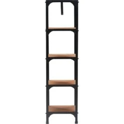 59.25" Overland Bookshelf Wood and Black Metal - Serta -Bookshelves Sales Shop unnamed file 4213