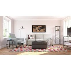 59.25" Overland Bookshelf Wood and Black Metal - Serta -Bookshelves Sales Shop unnamed file 4217