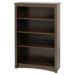 4 Shelf Bookcase Espresso - Prepac