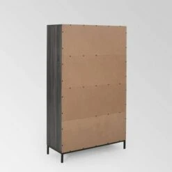 64.5" Frankford Contemporary Cube Unit Bookcase Dark Gray - Christopher Knight Home -Bookshelves Sales Shop unnamed file 4245