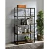 57" Tesadea Bookcase - Acme Furniture Rustic Oak/black