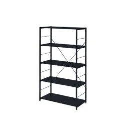 57" Tesadea Bookcase - Acme Furniture Rustic Oak/black -Bookshelves Sales Shop unnamed file 4256