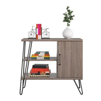 Panama 3 Shelf Bookcase - Room & Joy Distressed Gray Oak 5 Panama 3 Shelf Bookcase - Room & Joy Distressed Gray Oak - Image 3