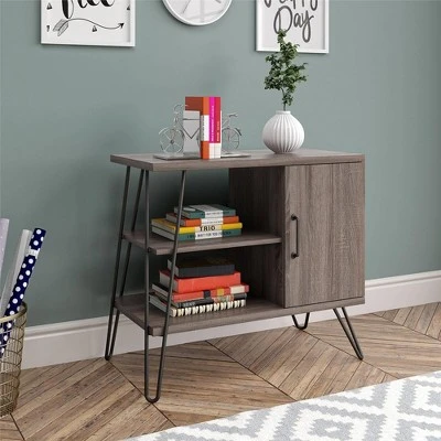 Panama 3 Shelf Bookcase - Room & Joy Distressed Gray Oak 6 Panama 3 Shelf Bookcase - Room & Joy Distressed Gray Oak - Image 4