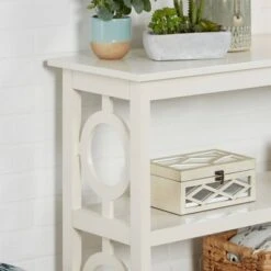 32.25" 3 Shelf Bookcase - Decor Therapy Cream -Bookshelves Sales Shop unnamed file 4307