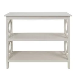 32.25" 3 Shelf Bookcase - Decor Therapy Cream -Bookshelves Sales Shop unnamed file 4311