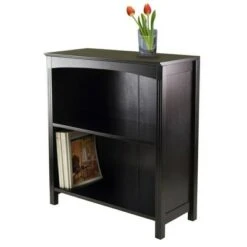 30" x 25.98" Terrace 3 Tier Bookshelf Espresso Brown - Winsome