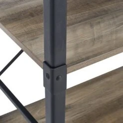 64" Benny Angle Iron 4 Tiered Mixed Material Bookshelf - Saracina Home Rustic Oak 14 64" Benny Angle Iron 4 Tiered Mixed Material Bookshelf - Saracina Home Rustic Oak -Bookshelves Sales Shop unnamed file 4378