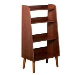 44.5" Belhope Mid-Century Modern Bookcase - Aiden Lane Brown -Bookshelves Sales Shop unnamed file 4394