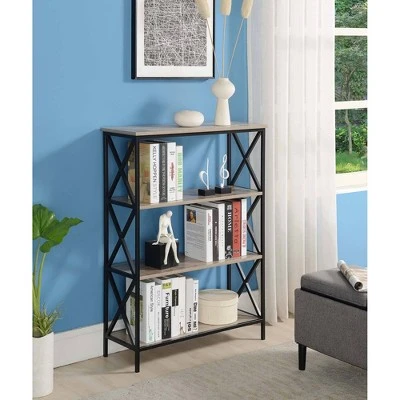 42" Tucson 4 Tier Bookcase - Breighton Home Sandstone 3 42" Tucson 4 Tier Bookcase - Breighton Home Sandstone