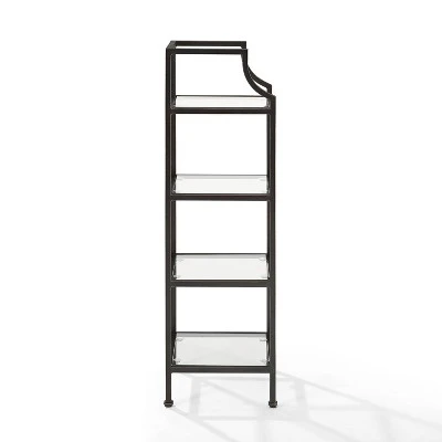 Aimee Short Etagere - Crosley Gold 4 Aimee Short Etagere - Crosley Gold - Image 2
