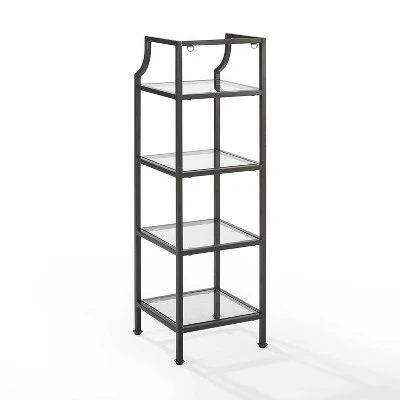 Aimee Short Etagere - Crosley Gold 5 Aimee Short Etagere - Crosley Gold - Image 3