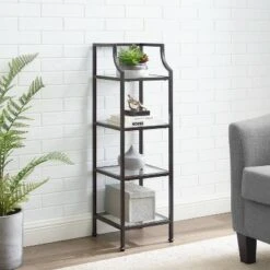 Aimee Short Etagere - Crosley Gold 16 Aimee Short Etagere - Crosley Gold -Bookshelves Sales Shop unnamed file 4414