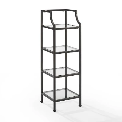 Aimee Short Etagere - Crosley Gold 11 Aimee Short Etagere - Crosley Gold - Image 9