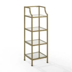 Aimee Short Etagere - Crosley Gold 21 Aimee Short Etagere - Crosley Gold -Bookshelves Sales Shop unnamed file 4419