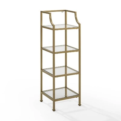 Aimee Short Etagere - Crosley Gold 12 Aimee Short Etagere - Crosley Gold - Image 10