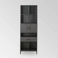 Fraser Contemporary Cube Unit Bookcase - Christopher Knight Home Dark Gray -Bookshelves Sales Shop unnamed file 4445