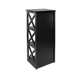 Contemporary 3 Tier Wooden Shelf - Olivia & May Black -Bookshelves Sales Shop unnamed file 4462