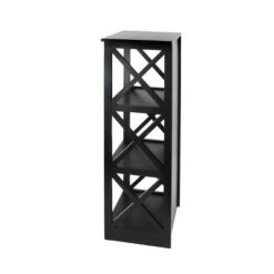 Contemporary 3 Tier Wooden Shelf - Olivia & May Black -Bookshelves Sales Shop unnamed file 4469