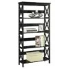 60" Oxford 5 Tier Bookcase Black - Breighton Home 1 60" Oxford 5 Tier Bookcase Black - Breighton Home -Bookshelves Sales Shop unnamed file 4476