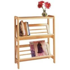 30.10" Juliet Book Shelf Natural - Winsome
