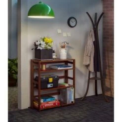 Cakewalk High Folding Bookcase - Regency Cherry -Bookshelves Sales Shop unnamed file 4494