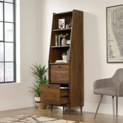 70" Harvey Park Narrow Bookshelf Walnut - Sauder -Bookshelves Sales Shop unnamed file 4526