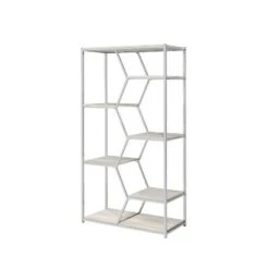 72" Otum 7 Shelf Bookcase - HOMES: Inside + Out Silver 9 72" Otum 7 Shelf Bookcase - HOMES: Inside + Out Silver -Bookshelves Sales Shop unnamed file 4599