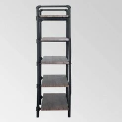 Kodiak Industrial 5 Tier Shelf - Christopher Knight Home Gray -Bookshelves Sales Shop unnamed file 4607