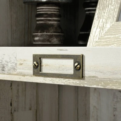 75" Barrister Lane Tall Bookcase White Plank - Sauder 5 75" Barrister Lane Tall Bookcase White Plank - Sauder - Image 3