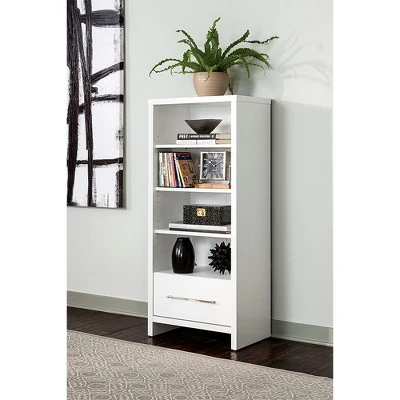 ClosetMaid 165100 Decorative Storage Tower Bookcase with Drawer, White (2 Pack) 4 ClosetMaid 165100 Decorative Storage Tower Bookcase with Drawer, White (2 Pack) - Image 2
