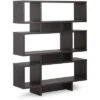 Cassidy 52.6" 6 Level Modern Bookshelf Dark Brown - Baxton Studio -Bookshelves Sales Shop unnamed file 4656