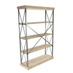 Olivia & May 72" Farmhouse 4 Tier Shelf Brown - Olivia & May -Bookshelves Sales Shop unnamed file 4660