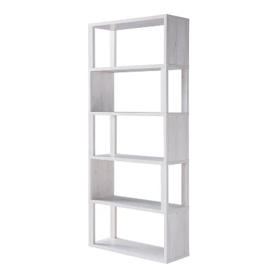 70.75" Montalva 5 Shelf Bookcase White Oak - HOMES: Inside + Out 3 70.75" Montalva 5 Shelf Bookcase White Oak - HOMES: Inside + Out
