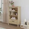 51.41" 2 Open Shelves Adaline Café Vertical Bookcase with Storage Orchard Oak - Sauder