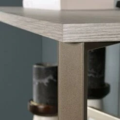 63.38" 5 Shelves Center City Vertical Bookcase Champagne Oak - Sauder -Bookshelves Sales Shop unnamed file 4693