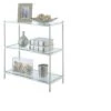 30.25" Royal Crest 3 Tier Bookcase Chrome - Breighton Home -Bookshelves Sales Shop unnamed file 4701